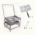 Adjustable Charcoal Rotating Grill | Auto Rotary BBQ