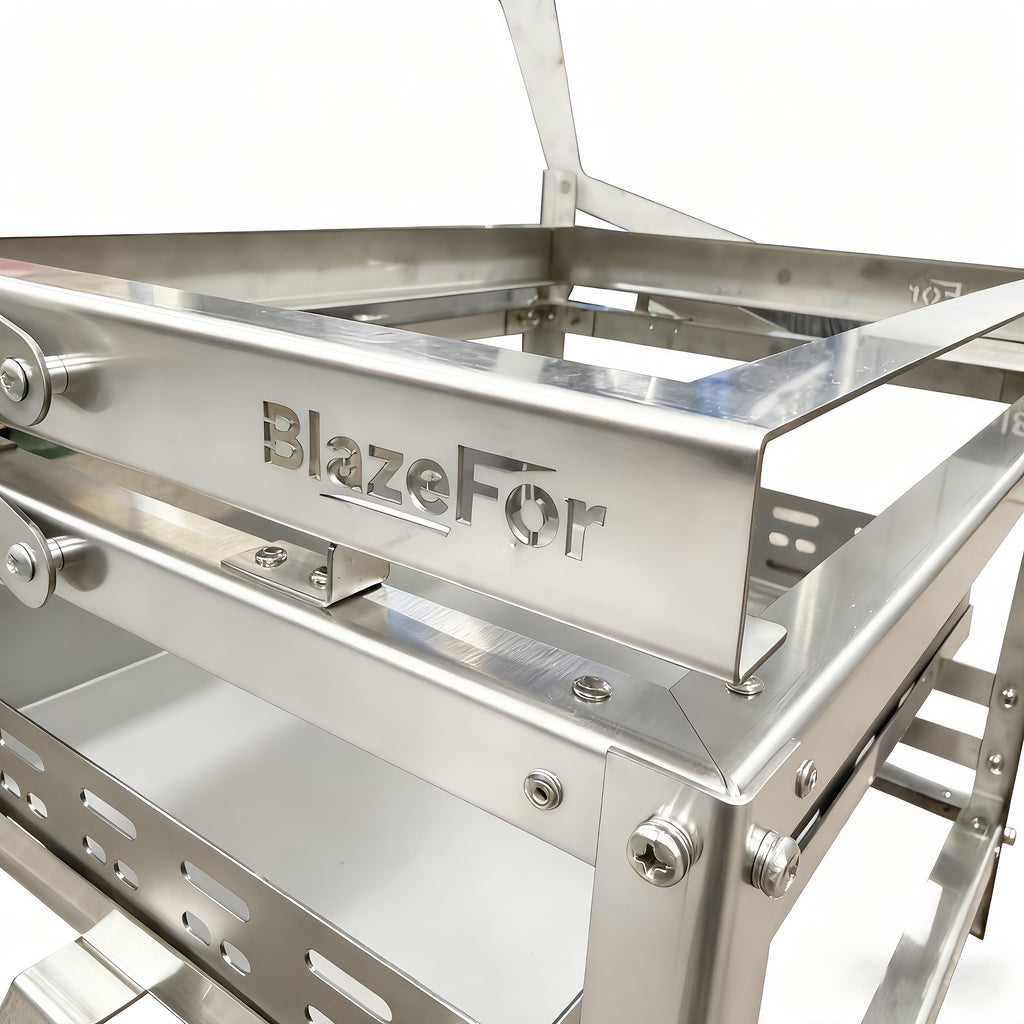 Adjustable Charcoal Rotating Grill | Auto Rotary BBQ