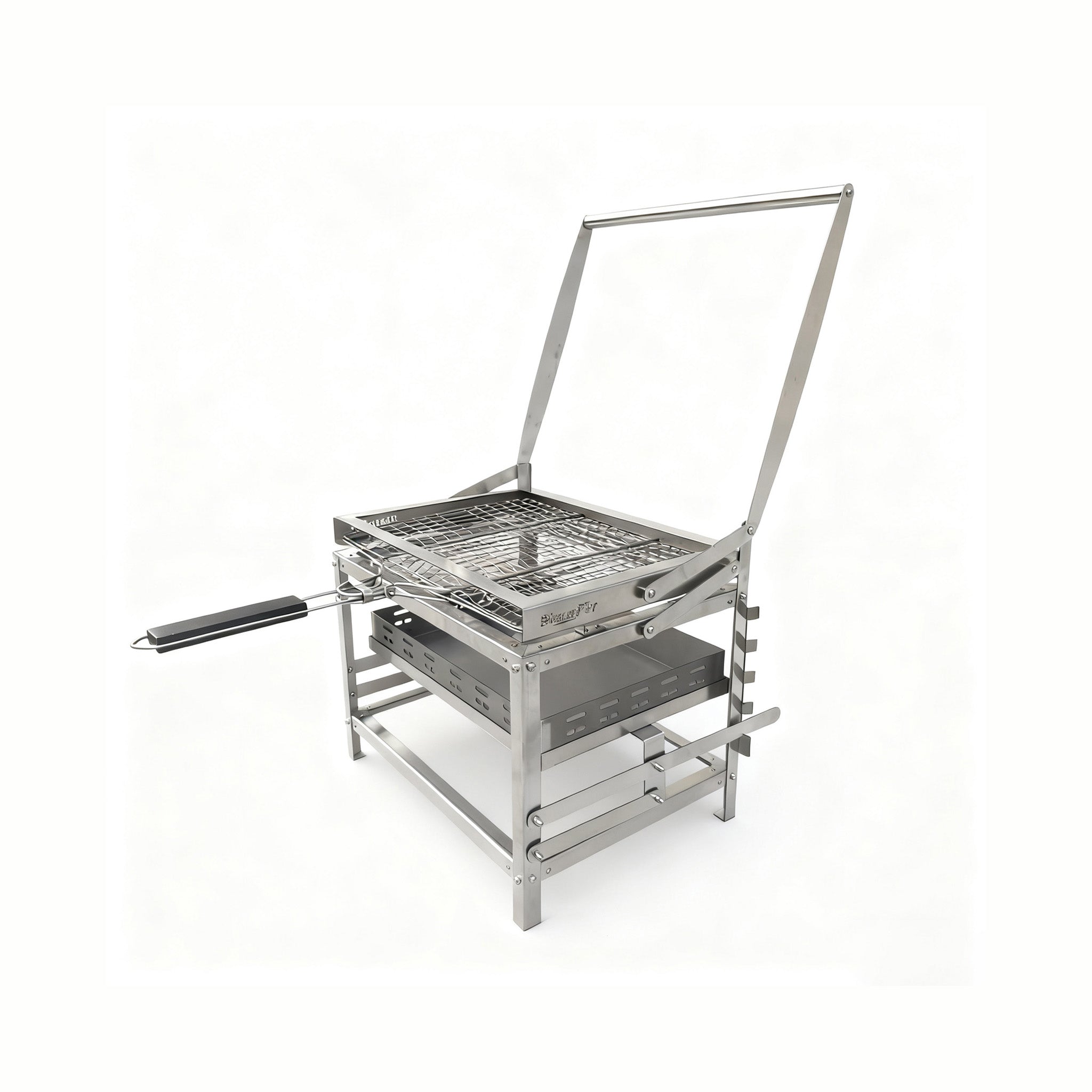 Adjustable Charcoal Rotating Grill | Auto Rotary BBQ