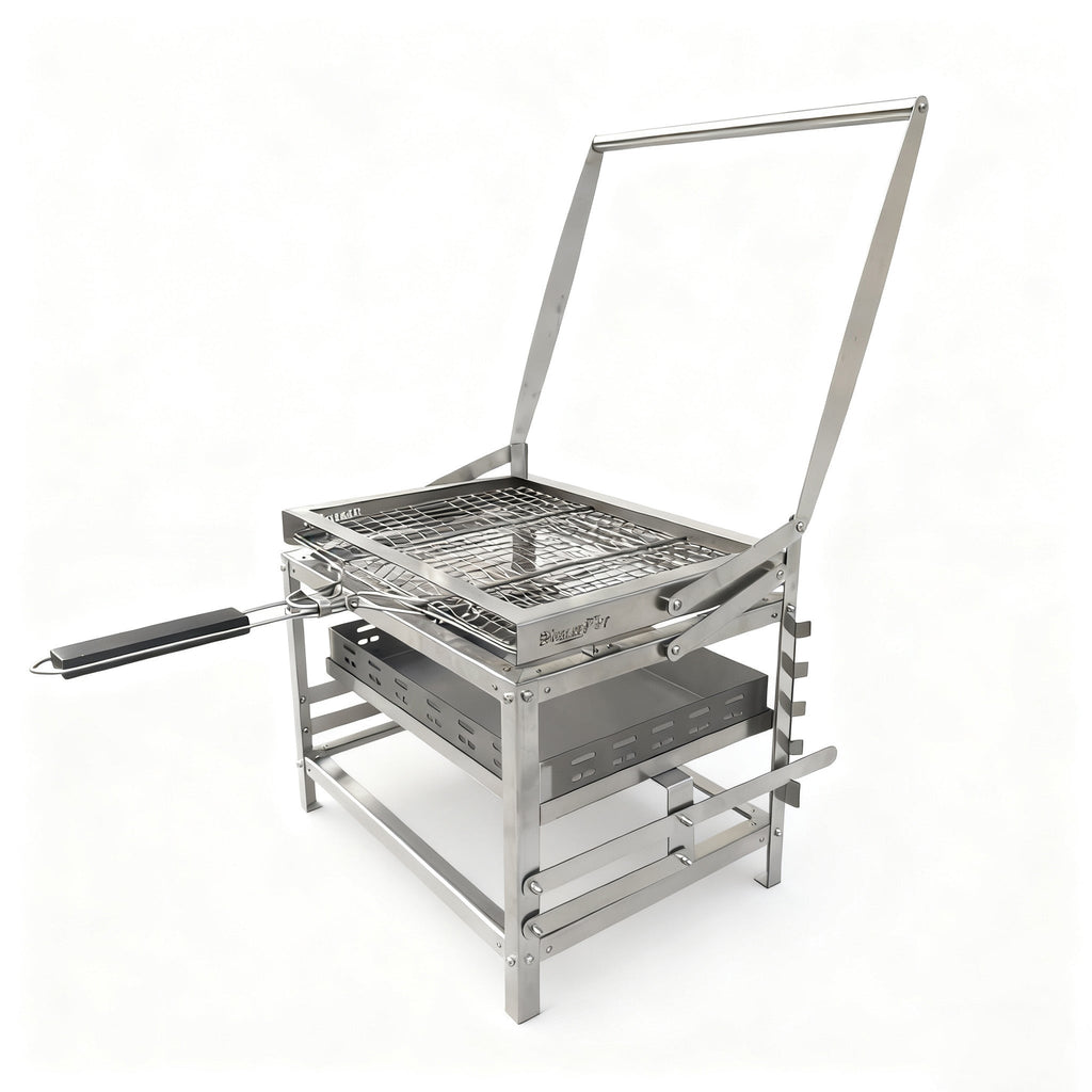Adjustable Charcoal Rotating Grill | Auto Rotary BBQ