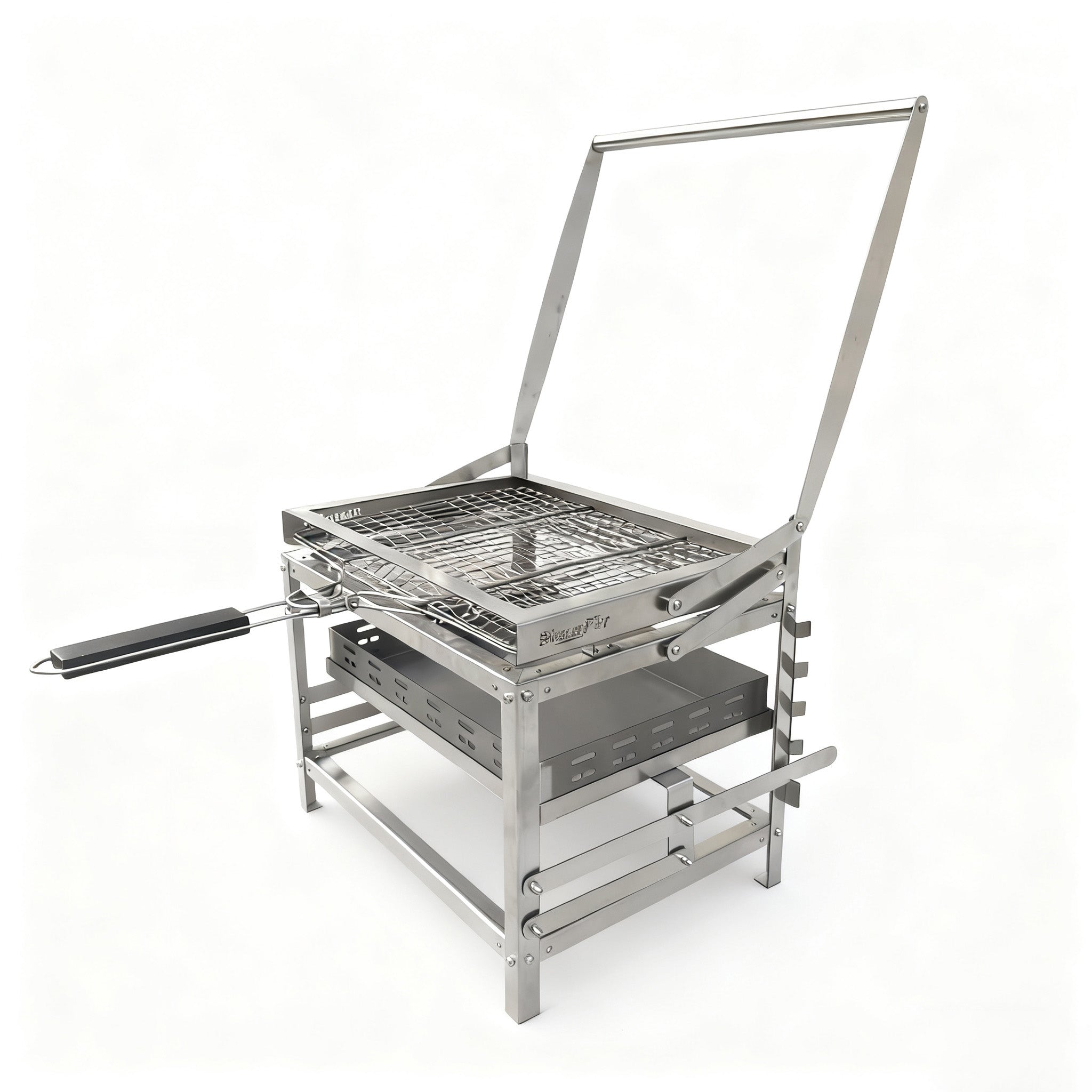 Adjustable Charcoal Rotating Grill | Auto Rotary BBQ